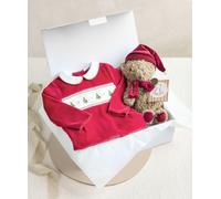 Christmas Teddy Bear & Outfit Gift Box - Red XMAS RED 25