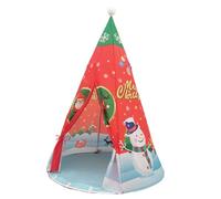Christmas Tent, Foldable Cloth Kids Play Tent with Window & Mat, Portable Kids Indoor Playhouse for Girls and Boys 41.3x41.3x61in