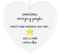 Christmas Thank You Gift, Sometimes People Forget How Amazing They Are, Sentimental Well Done You're Amazing Ceramic Gift for Mentor Friend Family Colleague(Star Style)
