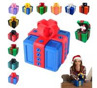 Christmas The Prank Box - Hilarious Screw Challenge with Santa/Reindeer/Snowman Surprise, Perfect Gag Gift, 3D Printed Annoying Gift Boxes with Screws, Funny Gifts for Xmas & Halloween