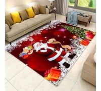 Christmas Theme 3D Full Printed Area Rugs For Living Room Bedroom Kitchen Bathroom Non-Slip Doormat Absorbent Machine-Washable Floor Mat Soft Kids Play Carpet 80 X 160 Cm -76641246945