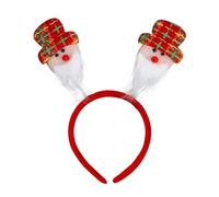 Christmas Theme Headband Bowknot Snowman Hair Harp Party Prop Accessories Festival Party Headband Kids Adult Headwear