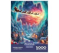 Christmas Theme Jigsaw Puzzle Adult And Children 1000 Jigsaws EduCational Games Home Decoration Fun Activity for Home Birthday Jumbo for Boys And Girls 70x50cm/1000pcs