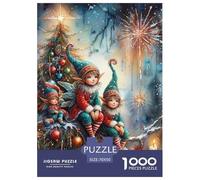 Christmas Theme Jigsaw Puzzle Adult And Children Educational Games Gifts Fun Activity for Home Birthday Jumbo for Boys And Girls 70x50cm/1000pcs