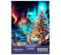 Christmas Theme Jigsaw Puzzle Adult And Children Educational Games Home Decoration Fun Activity for Home Birthday Jumbo for Boys And Girls 38x26cm/1000pcs