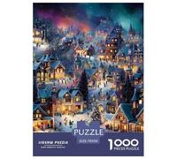 Christmas Theme Jigsaw Puzzle Adult And Children Educational Games Home Decoration Fun Activity for Home Birthday Jumbo for Boys And Girls 70x50cm/1000pcs