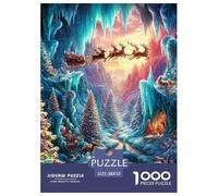 Christmas Theme Jigsaw Puzzles Adult And Children Educational Games Home Decoration Fun Activity for Home Birthday Jumbo for Boys And Girls 52x38cm/1000pcs