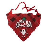 Christmas Theme Triangle Scarf Headgear Travel Sweet Crochet Artistic Headscarf Women Headband Daily Wear
