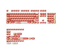 Christmas Themed 137 MOG Profile PBT Dye-Sublimation Keycap Set(Bunny Apple)