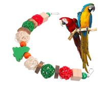 Christmas Themed Bird Cage Toys, Bird Chew Toys | Hamster Teeth Grinding Toys | Parakeet Toy for Chinchillas Hamster Teeth Grinding Accessories for ca
