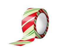 Christmas Themed Caution Tape - 16.4ft Glow in the Dark Seasonal Decoration,Holiday Hazard Warning Tapes,for Event Planners DIY Enthusiasts School Campground Pathways Stair Garden Driveway Park Patio
