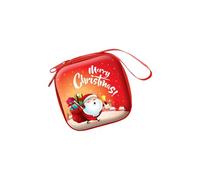 Christmas Themed Childrens Tin Money Holder Cartoon Character Designs Safe Pocket Storage for Coin School Supplies Gift Portable Kids Wallet