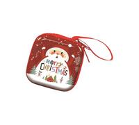 Christmas Themed Childrens Tin Money Holder Cartoon Character Designs Safe Pocket Storage for Coin School Supplies Gift Kids Accessories