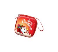 Christmas Themed Childrens Tin Money Holder Cartoon Character Designs Safe Pocket Storage for Coin School Supplies Gift Tinplate Wallet for Children