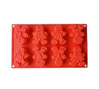 Christmas Themed Chocolate Mousse Mold Silicone Cake Decorating Gadget Baking Accessories for Baking Christmas Candy Molds for Chocolate