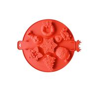 Christmas Themed Chocolate Mousse Mold Silicone Cake Decorating Gadget Baking Accessories for Baking Christmas Candy Molds for Chocolate