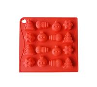 Christmas Themed Chocolate Mousse Mold Silicone Cake Decorating Gadget Baking Accessories for Baking Christmas Candy Molds for Chocolate