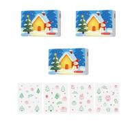 Christmas-Themed Facial Tissues,Virgin Wood Pulp Paper Towels,Multi-Purpose Tissues/Toilet Paper,Dry Or Wet Use,Soft and Durable,Suitable for Household,Hotel,and Travel,A