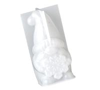 Christmas Themed Silicone for Soap Baking Featuring Santa Snowflakes and Festive Tree Holiday Making