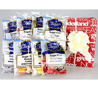 Christmas Themed Sweet Hamper Gift Box - Large Selection suitable for Diabetics with no Added Sugar