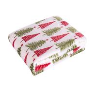 Christmas Throw Blanket Plush Fleece Festive Blankets for Kids and Adults Warm Soft Christmas Blankets and Throws for Winter Holiday Cabin Blanket for Sofa Couch Cozy Xmas Movie Gifts for Women