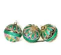 Christmas @ Thumpers Sass & Belle: Green Envy Arabian Glass Ball - Set of 3