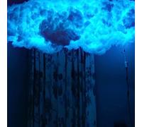 Christmas Thunder Cloud Lamp,Led Smart Night Lights,Thunder Cloud Lamp,DIY Creative Cloud Lights,Game Room Technology,RGB Sense Wall Light,for Bedroom, JZRRSLUHK, 10M
