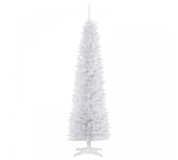 Bon Noel 6ft White Slim Artifical Christmas Tree