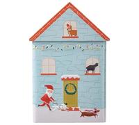 Christmas Tin Box - Christmas Tin Boxes | Christmas Candy Box,House Shaped Candy Storage Containers, Cute Christmas Supplies, Funny Candy Box For