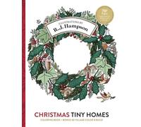 Christmas Tiny Homes Coloring Book