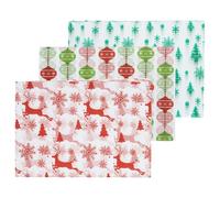 Christmas Tissue Paper Christmas Wrapping Paper Gift Wrapping Papers Snowflakes Elk Xmas Tree Patterns Wrapping Bags Holiday Party Decorations DIY Crafts Party Xmas New Year A8SDKBZ