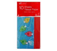 Christmas Tissue Paper - Contemporary and Red, 10 Sheets, 5 of Each - Size 500mm x 500mm