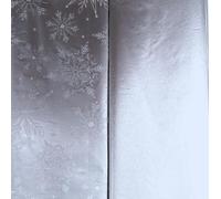 Christmas Tissue Paper Gift Wrap - 16 Sheets - Silver & Snowflake Print - 70 x 50cm - Recyclable Xmas Wrapping Paper for Gifts, Hampers, Packaging & Crafts