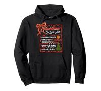 Christmas To Do List Be Present Send Peace Be The Light Xmas Pullover Hoodie