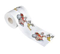 Christmas Toilet Paper - Santa Claus Toilet Paper Roll | Santa Toilet Paper | Santa Toilet Paper Highly Collectible Toilet Paper Funny Gag Ges