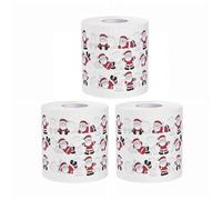 Christmas Toilet Roll Paper Happy 2026 New Year Christmas Supplies Xmas Tissue Roll New Napkin Decoration Tool Year