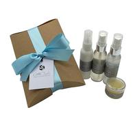 Christmas toiletries gift set for women and men, travel size toiletries, travel toiletries, mini toiletries for planes, shower gel, aftersun lotion, cooling aloe vera and cucumber gel, vegan lip balm