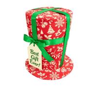 Christmas Top Hat - 100g Stage Performance Cosplay Headwear Props | Christmas Cosplay Hat | Magician Hat Props | Fits Most Head Shapes For Adults Women Cosplayers Performers