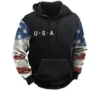 Christmas Tops for Men Mens Fuzzy Sherpa Pullover Hoodie v Neck t Shirt Men Mens Winter Jacket with Hood Mens ski Jacket Mens Warm Hoodie Heated Jumper Mens Long Winter Coat (Black, XXXXL)