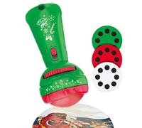 Christmas Torches Projector Children LED Torch with Cards Projection Lamp for Christmas and Birthday Safe Night Light Toy Girls