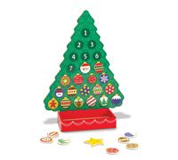 Advent Calendar Christmas Tree Wooden Melissa & Doug Xmas Festival Countdown