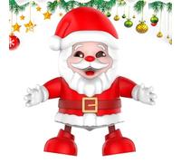 Christmas Toys - 7.87Inch Electric Santa Toy - Lighted Festive Game Doll for Family Party Festival Indoor Table Event Holiday Home Girl Kids Boy