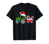 Christmas Tractor Candy Xmas Farm Truck Boys Kids Toddler T-Shirt
