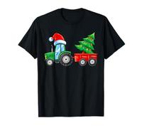 Christmas Tractor Candy Xmas Farm Truck Boys Kids Toddler T-Shirt