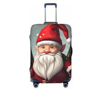 Christmas Traditional Gnome Print Universal Suitcase Cover Elastic Washable Travel Luggage Cover with Double Sided