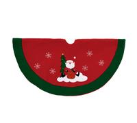 Premier Traditional 90cm Tree Skirt - Santa Design