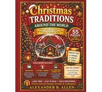 Christmas Traditions Around the World:: Large Print Word Search Puzzle Book | 55 Christmas Puzzles • 495 Holiday Words with Definitions, History & ... | Perfect Gift for Seniors, Adults & Teens