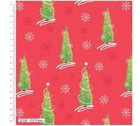 Christmas Traditions by Debbie Shore-Christmas Fabrics-100% Cotton. Ideal for Crafts, Patchwork, and Dressmaking