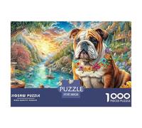 Christmas Train 1000-Piece Jigsaws Puzzles for Adults Town Challenging & Brainteasing Classic Educational Games 70x50cm/1000pcs