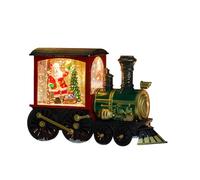 Christmas Train, Christmas Snow Globe, Lighted Christmas Train Snow Globe, Train Music Snow Globe With Snowflake Projector Water Swirling Glitter, Glittering Christmas Decorations Layout Props